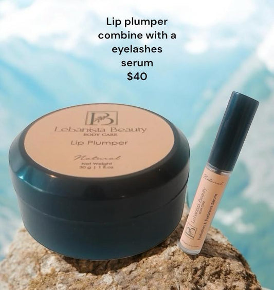 Lip Plumber & Eyelashes serum Pack